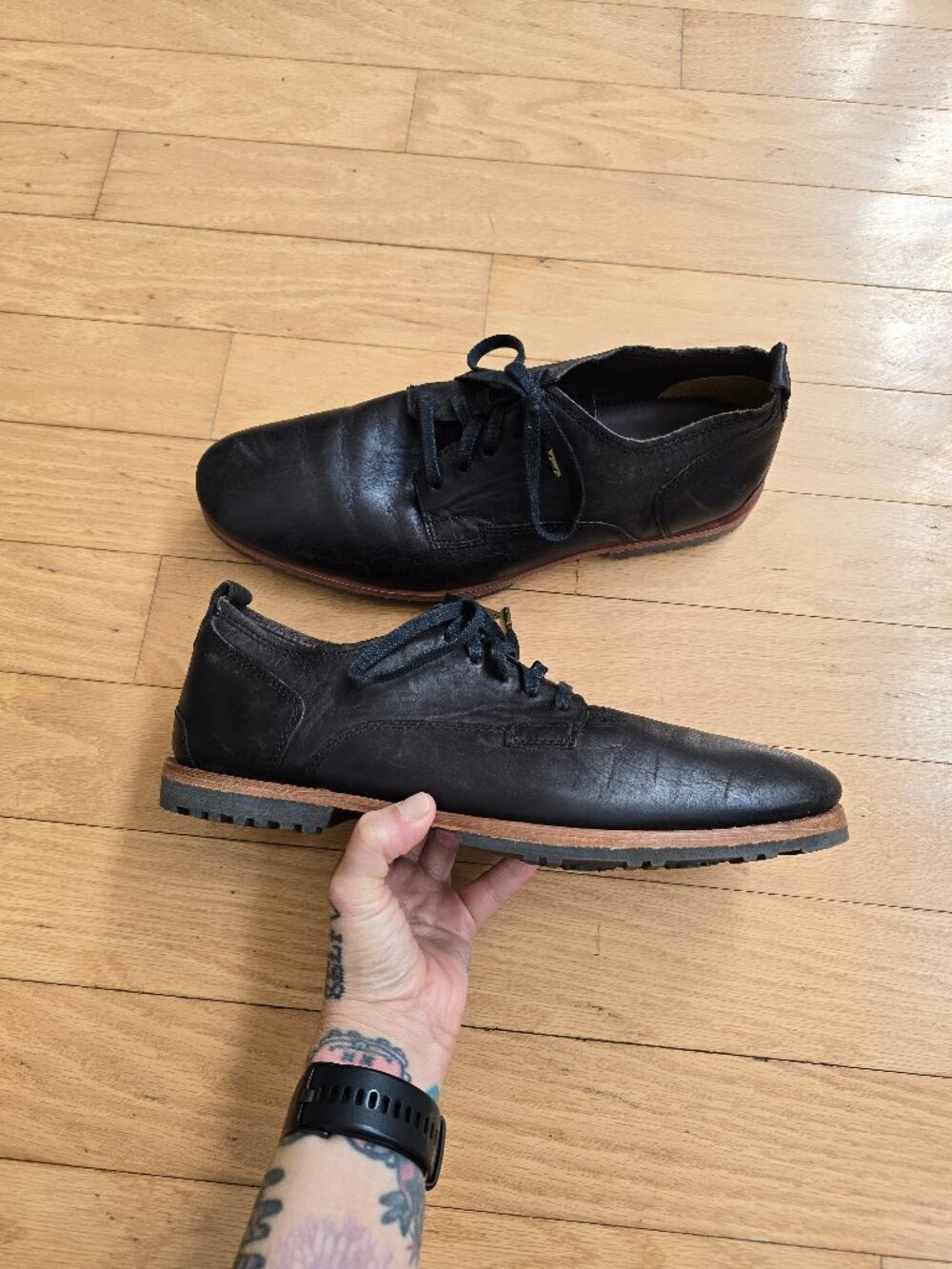 Timberland | Bardstown Plain black leather point toe Derby shoes | MENS 11